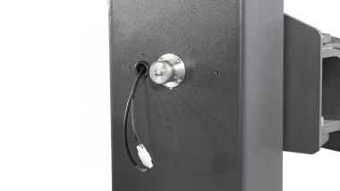 Подъемник двухстоечный 4 т, верхняя синхронизация, с электростопорами, H=4 м, 380 В, серый N4120H1E-4G_3+2_380 #9