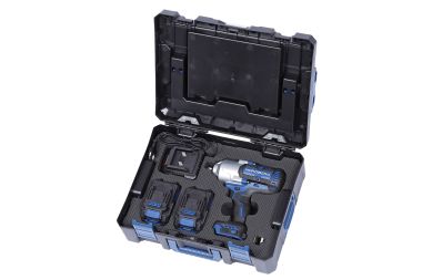 Гайковерт аккумуляторный, 1/2", 20 В, 1700 Нм, 2 аккумулятора 6 A и зарядное устройство, в кейсе NE812K #15