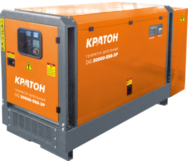 Генератор дизельный Кратон DG-300000-ESS-3P с подогревателем охлаждающей жидкости, АВР