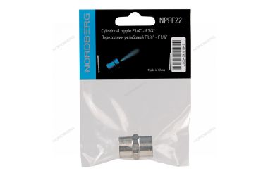 Переходник резьбовой F1/4" - F1/4" NORDBERG NPFF22 #2