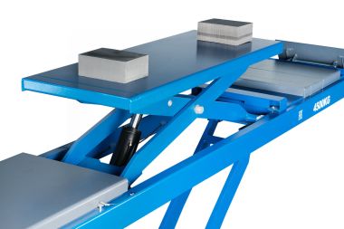 Подъемник ножничный для сход-развала 4,5 т, 380 В, 2 уровня, аварийное опускание, синий N635-4,5B_380_H #10