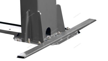 Подъемник двухстоечный 5 т, нижняя синхронизация, с электростопорами, 380 В, серый N4122AE-5G_380 #6