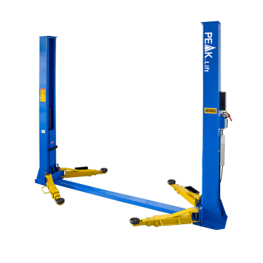 Подъемник автомобильный двухстоечный PEAK 208 электрогидравлический 4 т. Снятие стопоров с одной колонны 220В