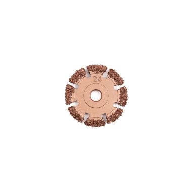 NS05-2124-RF Диск шероховальный, Ø50x6мм, AH 3/8''-24 thread, 24 Grit #2