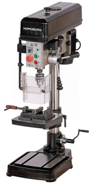 Станок сверлильный профессиональный (750Вт, 20 мм, 5 скоростей, нарезание резьбы, тиски) ND2053P