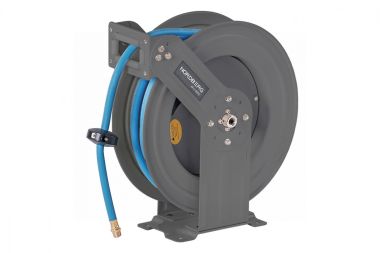 Шланг воздушный c двойным армированием на стальной катушке, гибридный ПВХ Ø 12,5х19 мм, 15 м HR1215HPVC