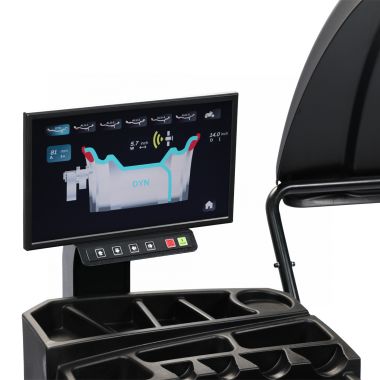 Станок балансировочный автоматический с дисплеем, с пневматическим валом 4523PA1(B)_P #13