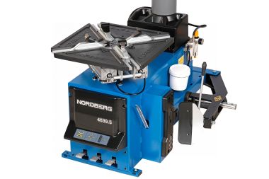 Станок шиномонтажный полуавтомат, односкоростной, стол с накладками, 220 В, синий 4639,5(B) 220 #9