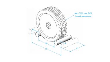 Тележка гидравлическая для перемещения автомобиля N3S2 #2