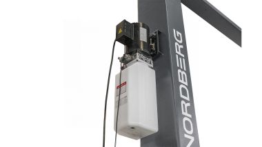 Подъемник двухстоечный 4 т, верхняя синхронизация, с электростопорами, H=4 м, 380 В, серый N4120H1E-4G_3+2_380 #8