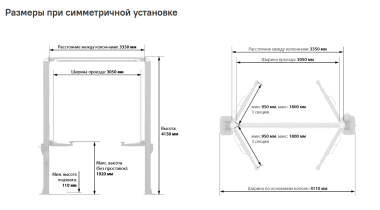 Подъемник автомобильный двухстоечный Launch TLT-250AT #2