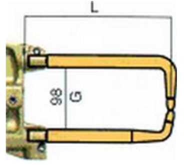 Комплект плеч с возд. охл.L=330мм,D=18мм Tecna 5024 #1