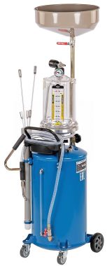 Установка для сбора масла пневматическая, 65 л, синяя 2379B #2