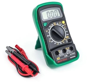 Мультиметр цифровой, с термопарой, обрезиненный корпус MASTECH MAS 830L Артикул: MAS 830L
