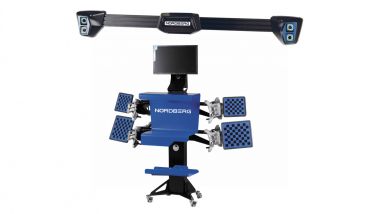 Стенд сход-развал 3D четырехкамерный настенный, синий C804-C (5005)