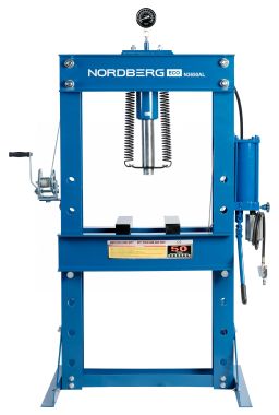 Пресс гидравлический 50 т, разборная рама, пневмопривод N3650AL #3