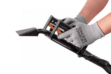 Станок шиномонтажный полуавтомат, двухскоростной, стол с накладками, взрывная накачка, 380 В, серый 4639G 380 #9