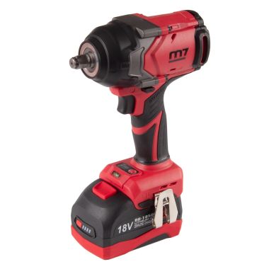 Гайковерт аккумуляторный ударный 1/2", 1600 Нм, 18 В MIGHTY SEVEN DW-406A #5