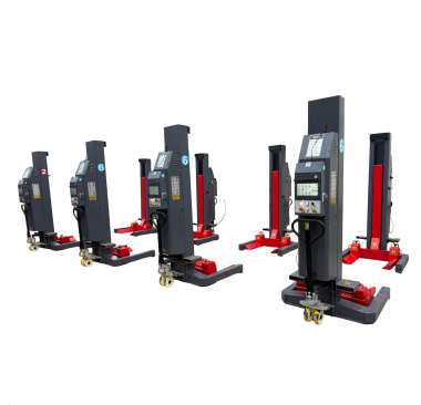 Комплект из 8-ми подкатных колонн, г/п 8,5 тонн каждая, связь беспроводная, AREO TR8-68