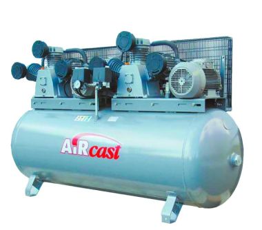 Поршневой компрессор Aircast с ременным приводом СБ 4/Ф-500 LB 75 Т Тандем