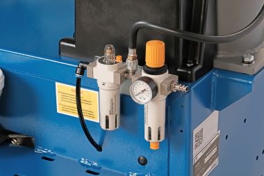 Станок шиномонтажный полуавтомат, односкоростной, стол с накладками, 220 В, синий 4639,5(B) 220 #6