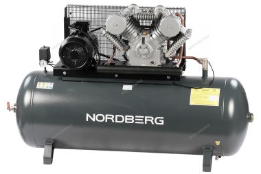 Поршневой компрессор с ременной передачей 380В, ресив. 500л, 1400л/мин NORDBERG NCP500/1400-16 #3