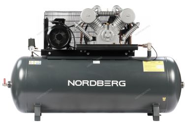 Поршневой компрессор с ременной передачей 380В, ресив. 500л, 1400л/мин NORDBERG NCP500/1400-16 #2