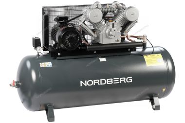 Поршневой компрессор с ременной передачей 380В, ресив. 500л, 1400л/мин NORDBERG NCP500/1400-16 #5