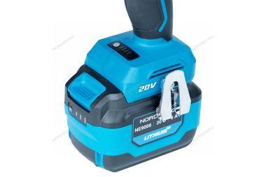 Гайковерт аккумуляторный, 1/2", 20В, 1000Нм с акк. и зар. уст-вом NORDBERG NE810K #6