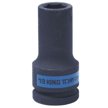 KING TONY (643519M) Головка торцевая ударная глубокая шестигранная 3/4", 19 мм