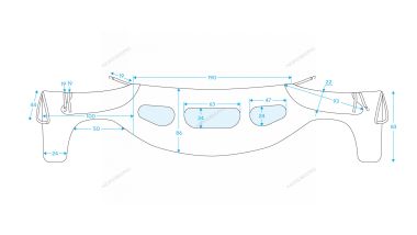 Накидка защитная Крыло-Бампер-Крыло с вырезами NN4 #2