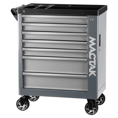 Тележка инструментальная, 7 выдвижных ящиков, "НОВА", серая МАСТАК 521-07580G