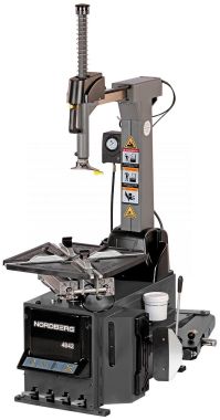 Станок шиномонтажный автомат, двухскоростной, стол с накладками, 380 В, серый 4642(G)