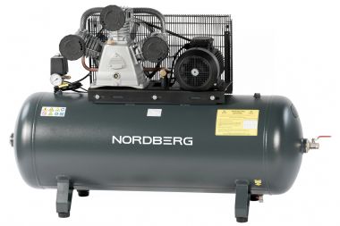 Компрессор поршневой с ременной передачей 380 В, ресивер 270 л, 950 л/мин NCP300/950