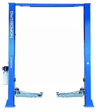 Подъемник двухстоечный 5 т, верхняя синхронизация, 380 В, синий N4122H1M-5B_380