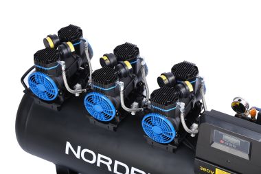 Компрессор безмасляный 380 В, ресивер 160 л, 750 л/мин NCEO160/750 #6