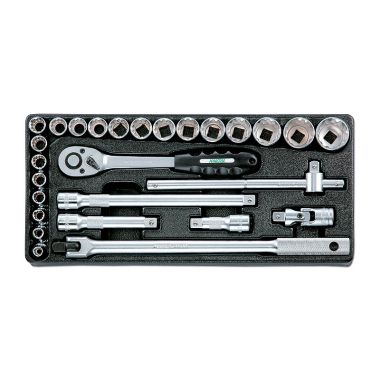 Набор инструмента 1/2" Honidriver в ложементе, 27 предметов, HONITON IK-1400270H