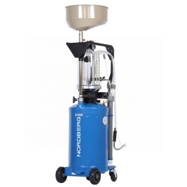 Установка для сбора масла пневматическая, 80 л, синяя 2380B