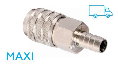 Разъем "мама" МАКСИ быстросъемный - елочка Ø 14 мм NPF14M