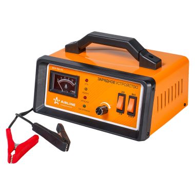 Зарядное устройство 0-15А 12В/24В импульсное, амперметр, ручная регулировка AIRLINE ACH-15A-08