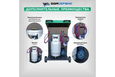 Полуавтоматическая станция для заправки кондиционеров ОДА Сервис ODA-360 #4