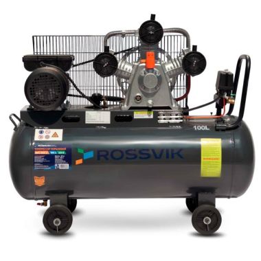 Компрессор ROSSVIK RPC-400A, 400 л/мин, 10 бар, ресивер 100 л, 220 В/2,2 кВт, серый #2