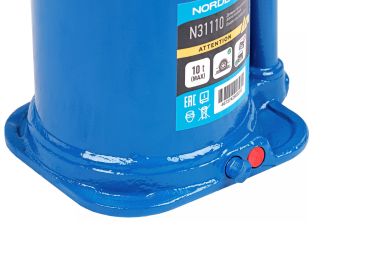 Домкрат бутылочный двухштоковый, 10 т N31110 #4