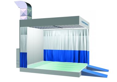 Пост подготовки к окраске с колоннами NB300B column