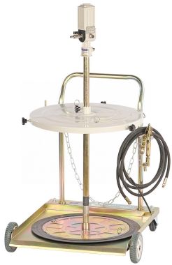 Установка пневматическая для раздачи густой смазки из бочек до 200 л, c тележкой NO5026