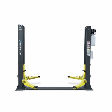 Автоподъемник двухстоечный ROSSVIK T4B г/п 4.0т, 380В, эл.стопор, с нижней синхронизацией. Серый