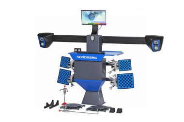 Стенд сход-развал 3D укороченная колонна для ям, синий C802-P (5005)