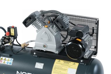 Компрессор поршневой с ременной передачей, 220 В, ресивер 100 л, 420 л/мин NCP100/420A #6