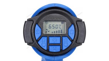 Фен с ЖК-экраном, 6 насадок, в кейсе, 50-650 °С, 2000 Вт NE720 #8