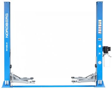Подъемник двухстоечный 4 т, с электростопорами, 380 В, синий N4120BE-4B_380 #1